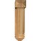 Ekena Millwork Traditional Arts and Crafts Rough Sawn Bracket w/ Offset Brace, Western Red Cedar, 6"W x 20"D x 24"H BKT0604X20X24TRA03RWR - alternate 2